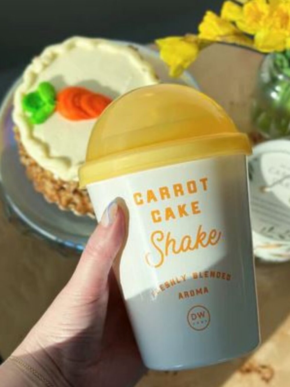 CLEARANCE DW Home Carrot Cake Shake Candle